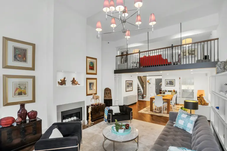 A lofted upper level gives this $2.75M Chelsea condo extra living space
