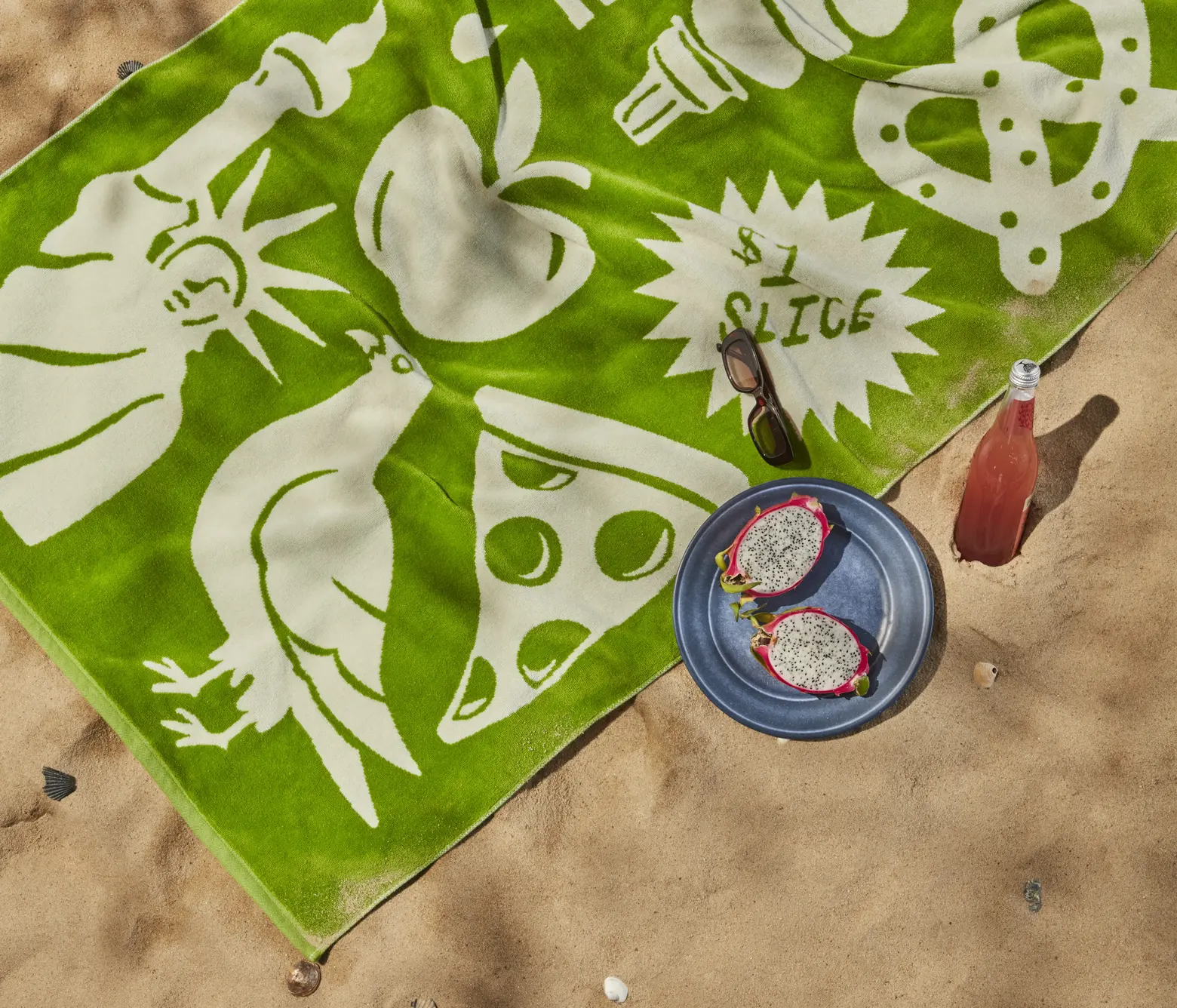 Brooklinen’s new towel collection brings NYC icons to the beach