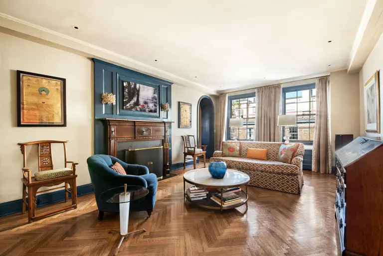Get lost on two sprawling floors of this $7.5M 12-room Upper East Side co-op