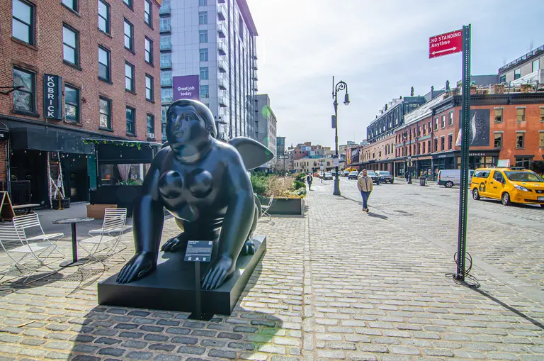 Fernando Botero’s 8-foot ‘Sphinx’ sculpture has landed in the Meatpacking District