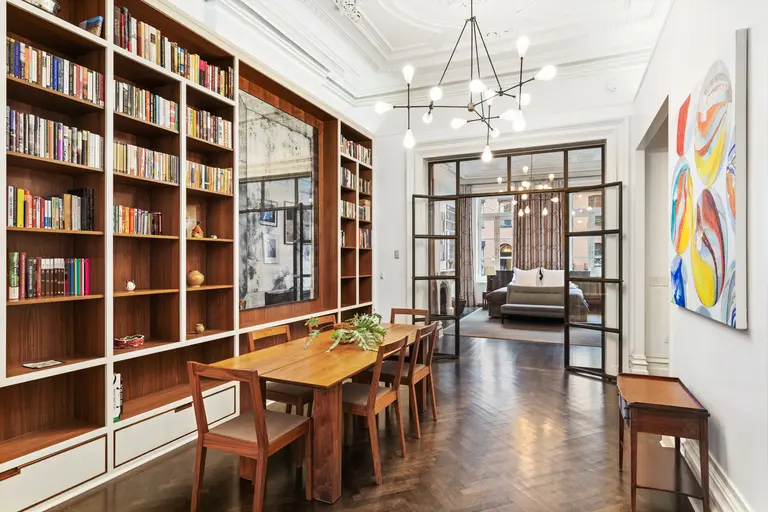 $3.5M parlor-level condo in this 120-year-old East Village townhouse aptly mixes new and old