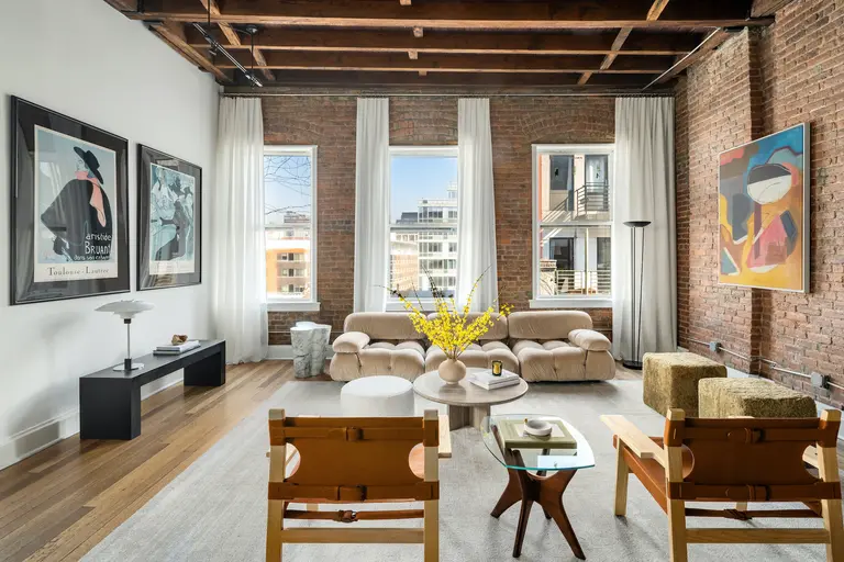 $2.7M Noho loft is in a perfect downtown location with a private roof terrace to top it off
