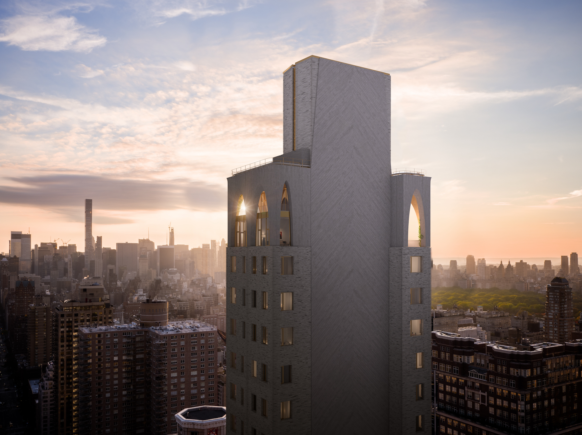 Asking $33M, the tallest penthouse on the UES has dramatic