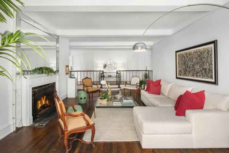 On the Upper East Side, this $2.6M co-op is a pre-war classic, complete with step-down living room
