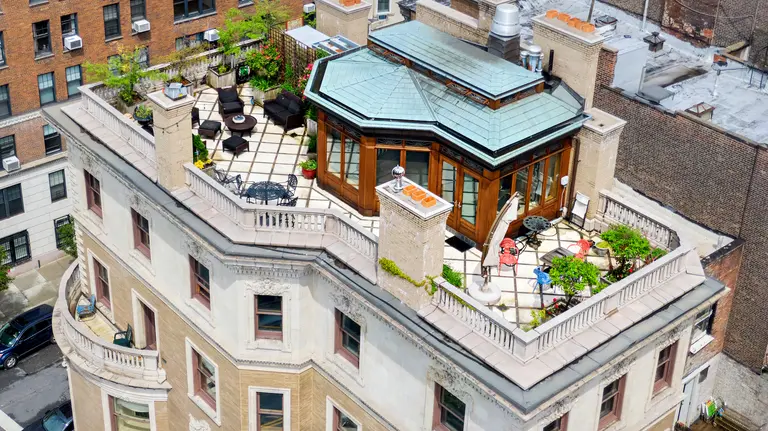 For $65M, this remarkable Gilded Age mansion on the UWS has a rooftop conservatory and river views