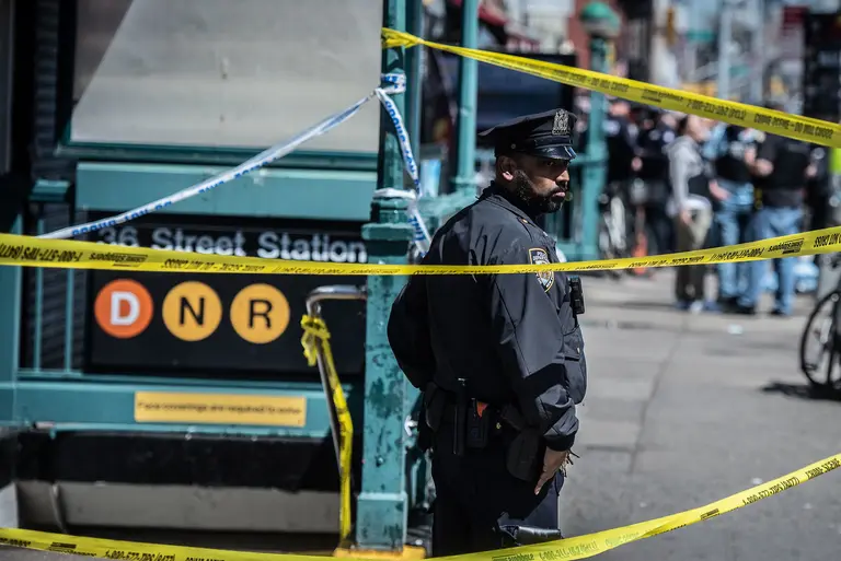After Sunset Park shooting, Adams ‘doubles’ number of police officers on subway