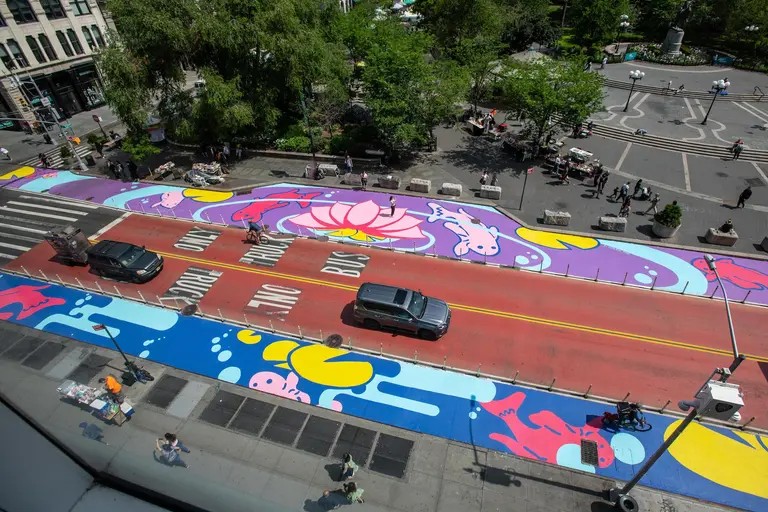 New street mural promoting peace has been installed on 14th Street in Union Square