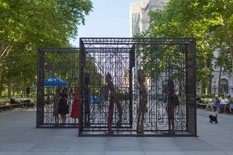 In Brooklyn, Fred Wilson’s first large-scale public sculpture examines concept of freedom