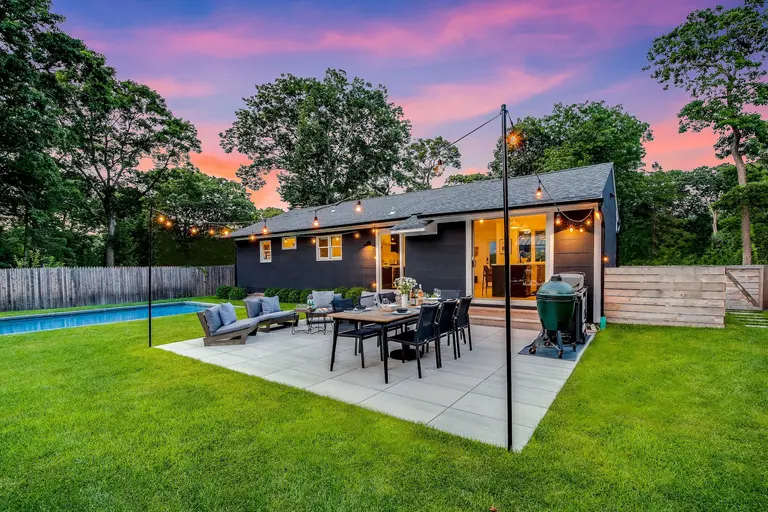 For $1.6M, a restored Sag Harbor beach bungalow with a heated pool