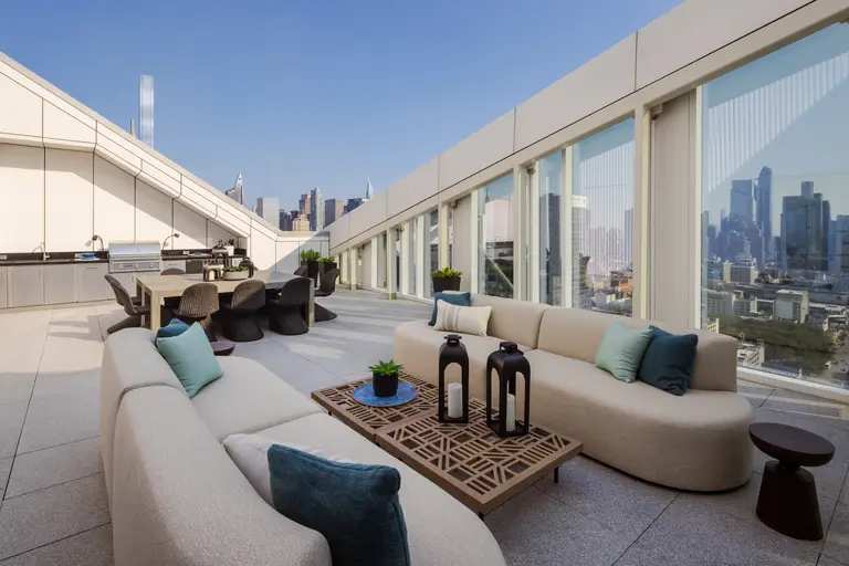 Asking $27M, the last available penthouse at Waterline Square has the perfect private terrace