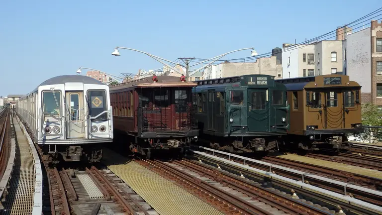 Travel back in time on vintage NYC subway trains this month