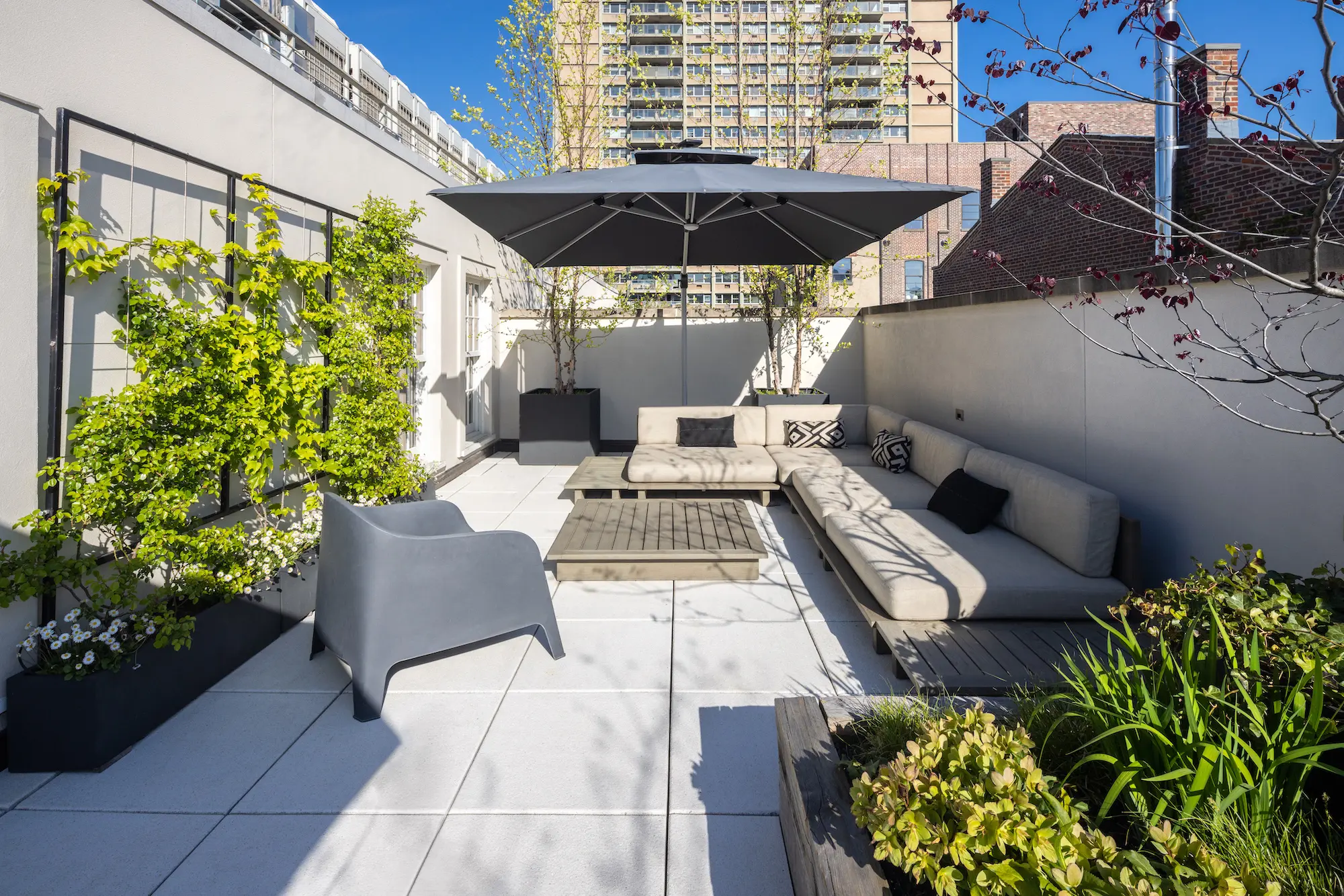 Step onto the terrace from nearly every room in this elegant $5M ...