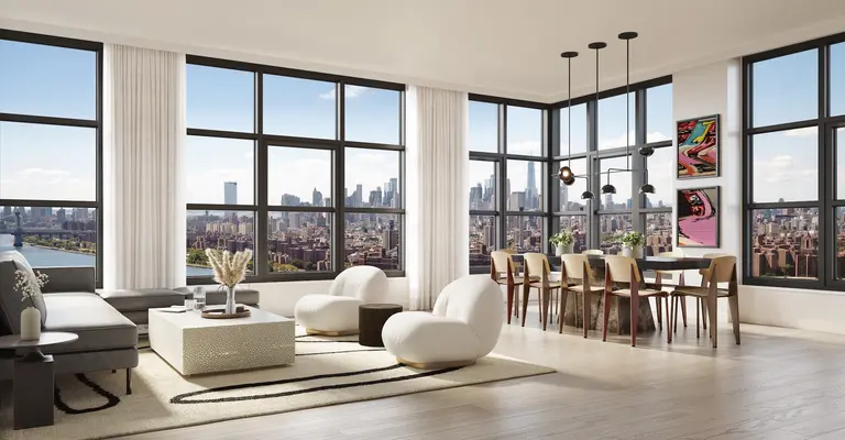 Two-tower Greenpoint waterfront condo The Huron reveals pricing and new details