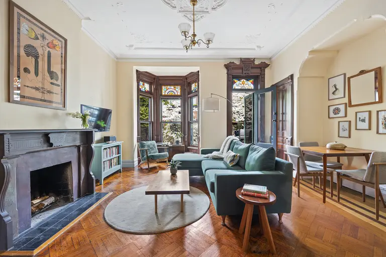 This $995K parlor floor home is a slice of Park Slope brownstone living at a co-op price