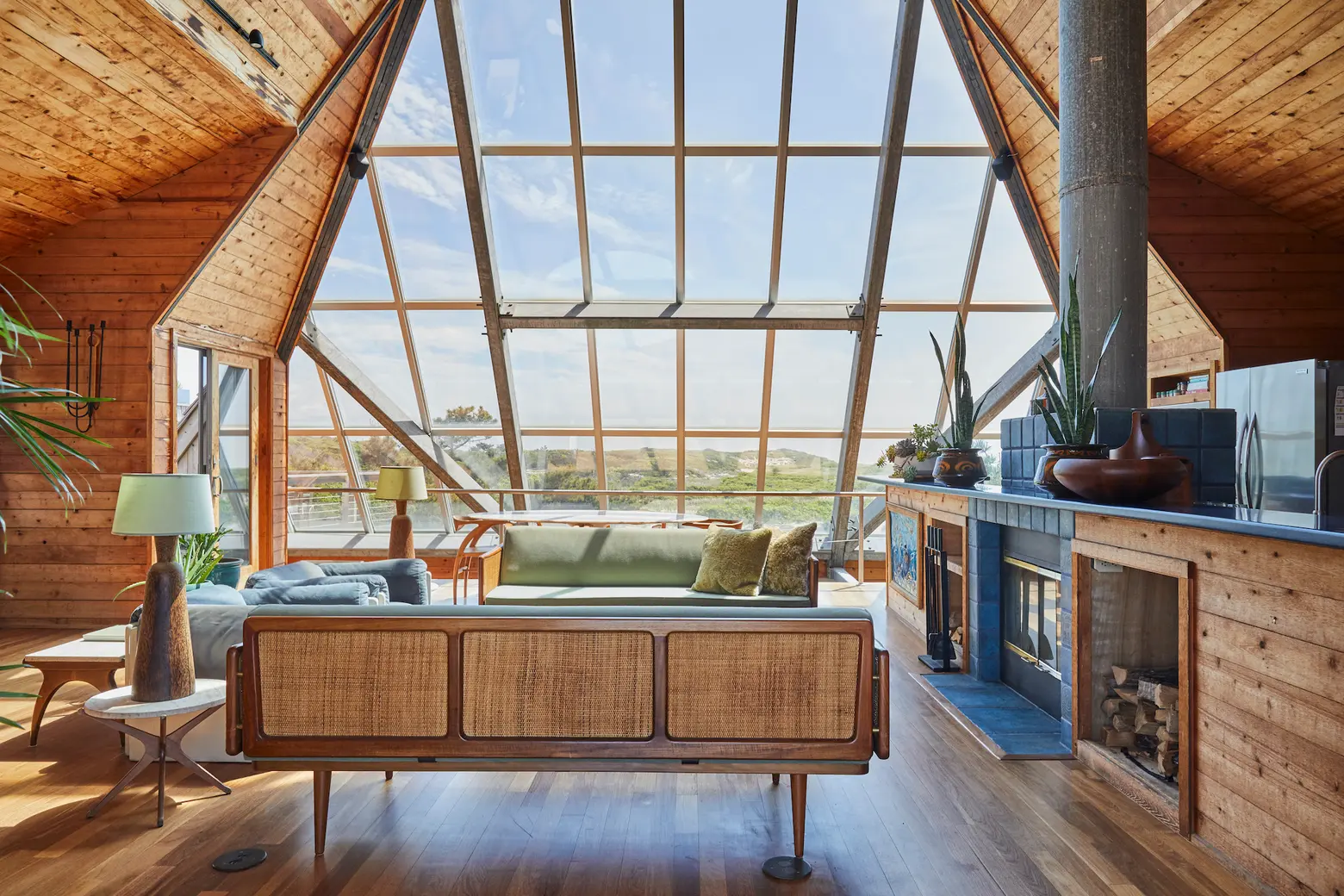 Fire Island modern ‘Pyramid House’ with a creative past asks $6.5M