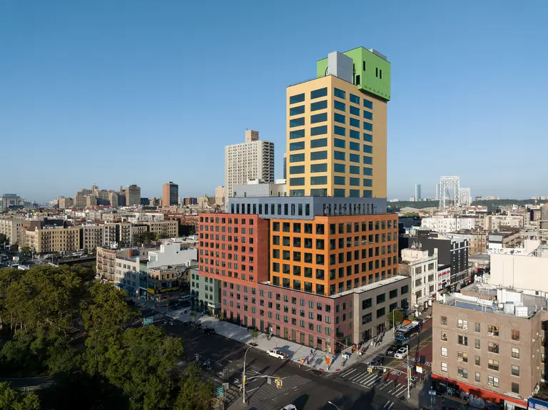 Lego-like Radio Hotel and Tower opens in Washington Heights