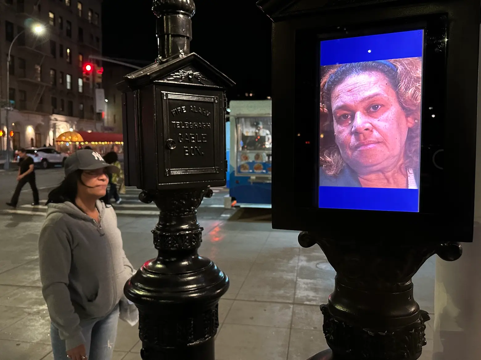 Brooklyn art installation turns old emergency call boxes into memorials for victims of police brutality