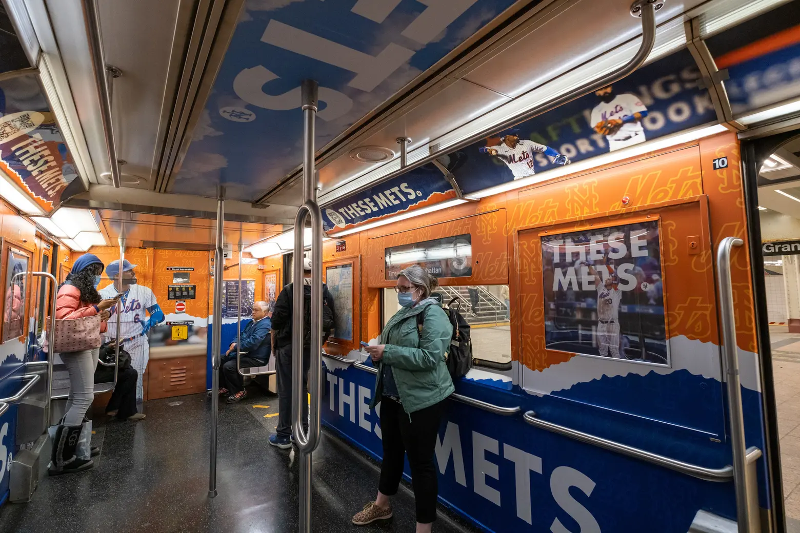New York Mets take over the NYC subway for playoff run