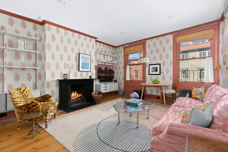 $2.4M co-op adds an eccentric twist to a historic West Village townhouse
