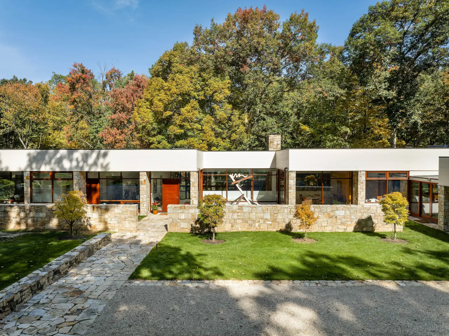 This iconic modern home in Westchester, surrounded by natural beauty, asks $6M