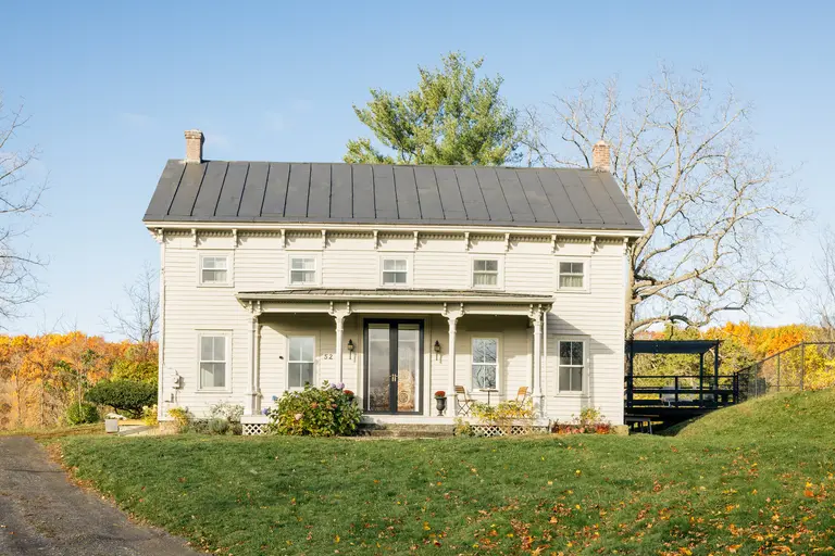 200-year-old upstate Colonial farmhouse with designer-approved interiors asks $995K