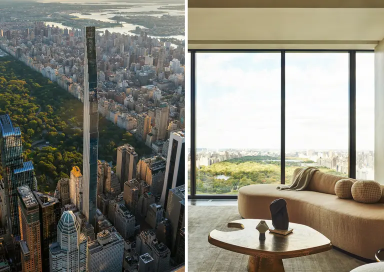 Newly unveiled interiors mark completion of slender supertall 111 West 57th Street