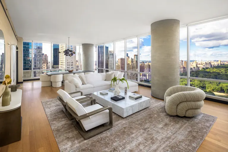 $12.2M condo on Billionaires’ Row looks like it’s floating above Central Park