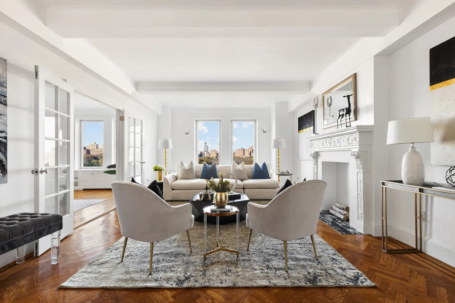 For $6.75M, this park-facing East Side condo is for sale or rent, with 10 rooms to use however you wish