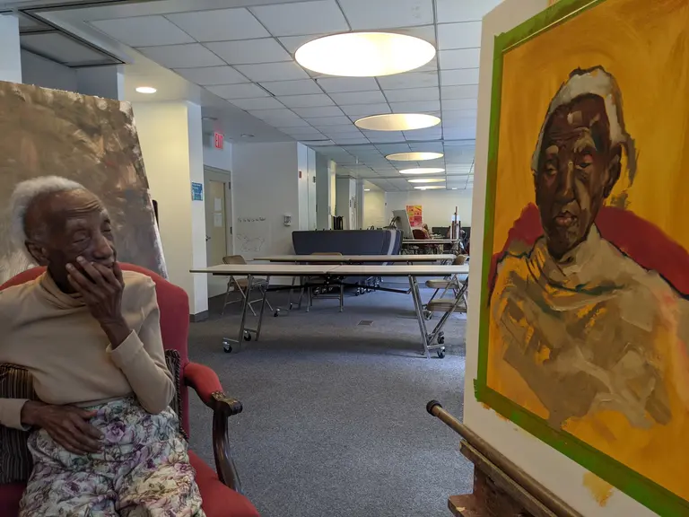 This New York City artist is painting portraits of 200 South Brooklyn residents for free