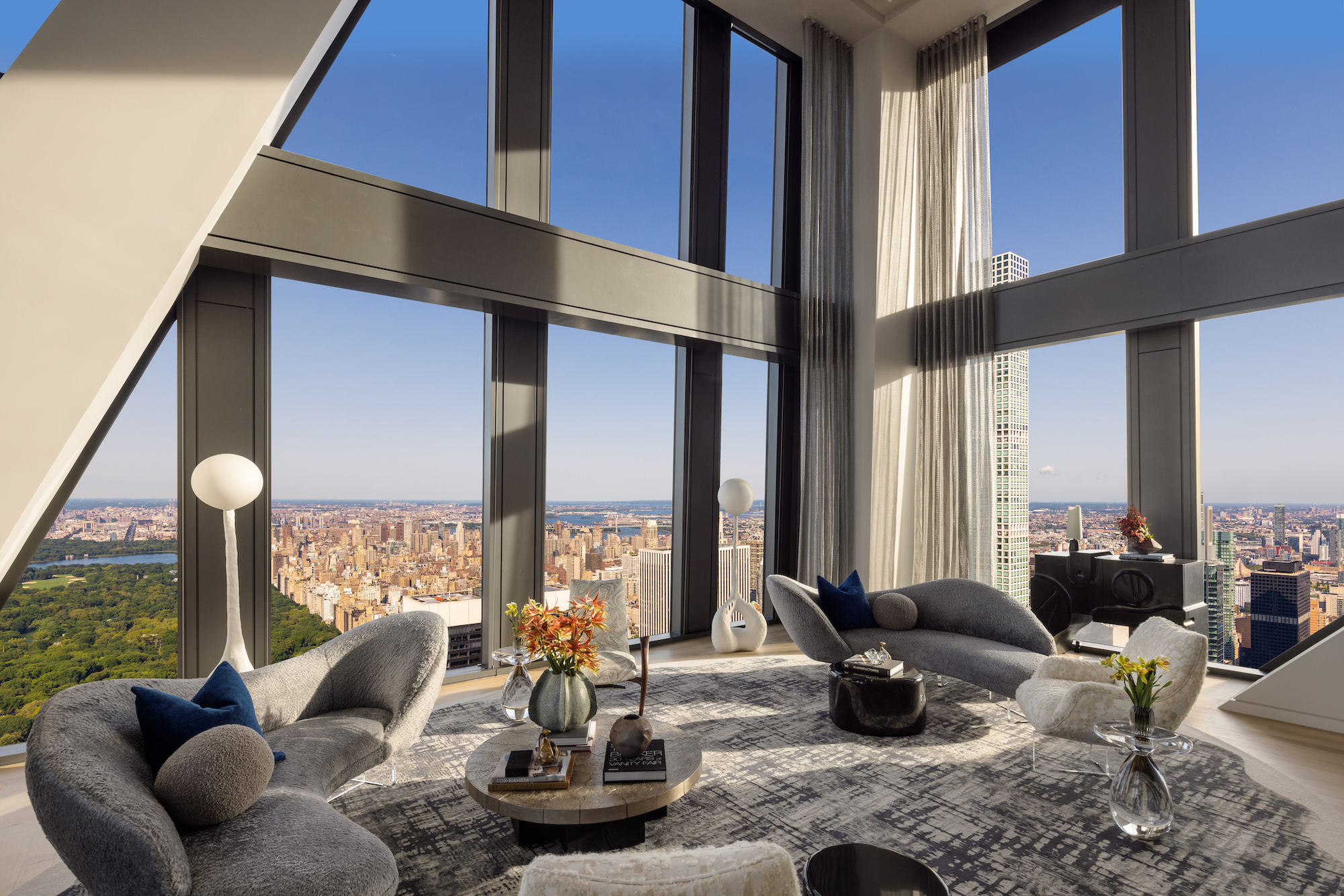 Take a tour of a duplex penthouse at Jean Nouvel's tower above 