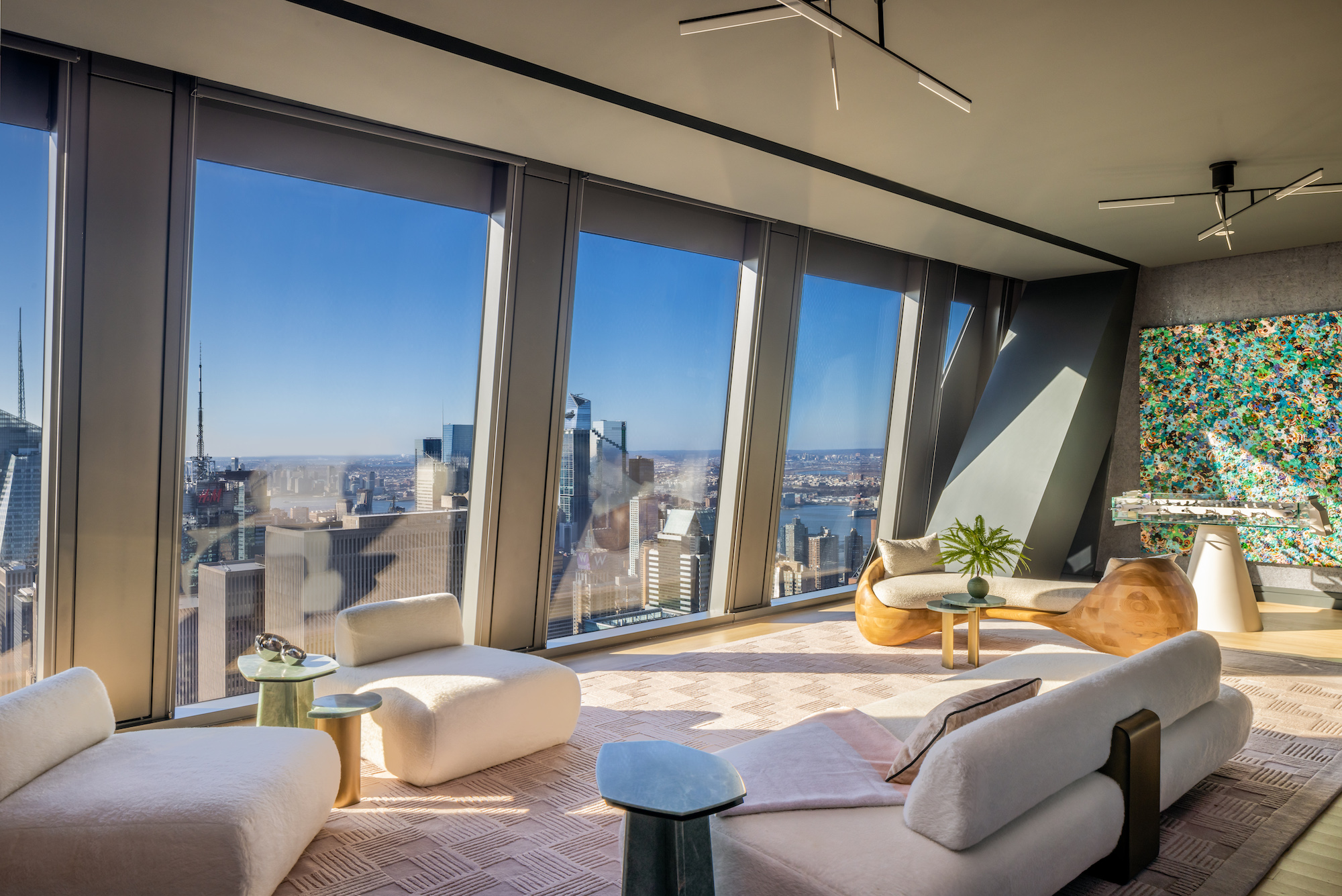 Take a tour of a duplex penthouse at Jean Nouvel's tower above 