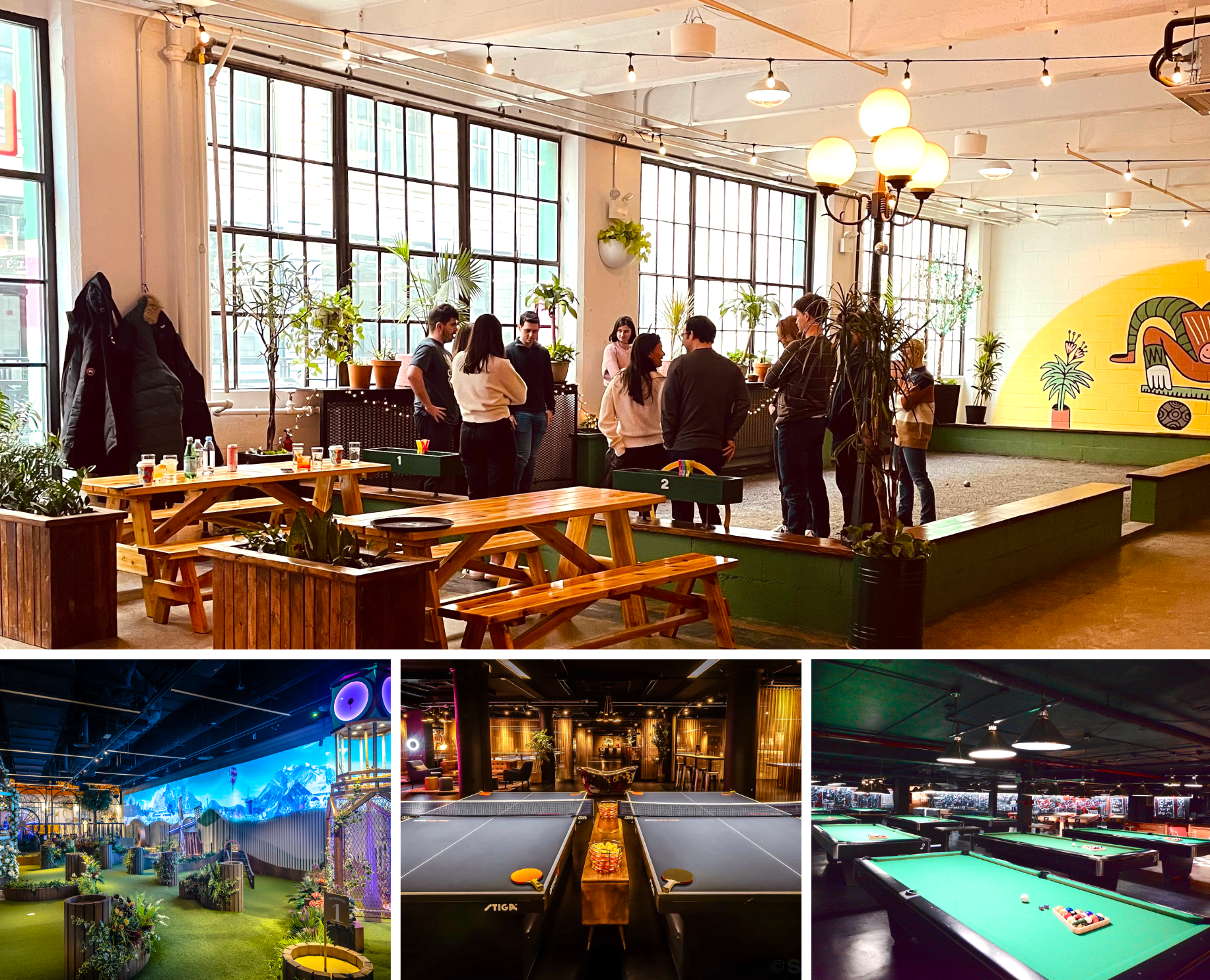 15 fun spots for games and grub in NYC 6sqft