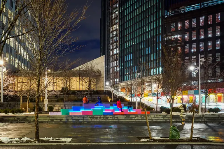 New public artwork turns a Downtown Brooklyn plaza into a playful, colorful oasis