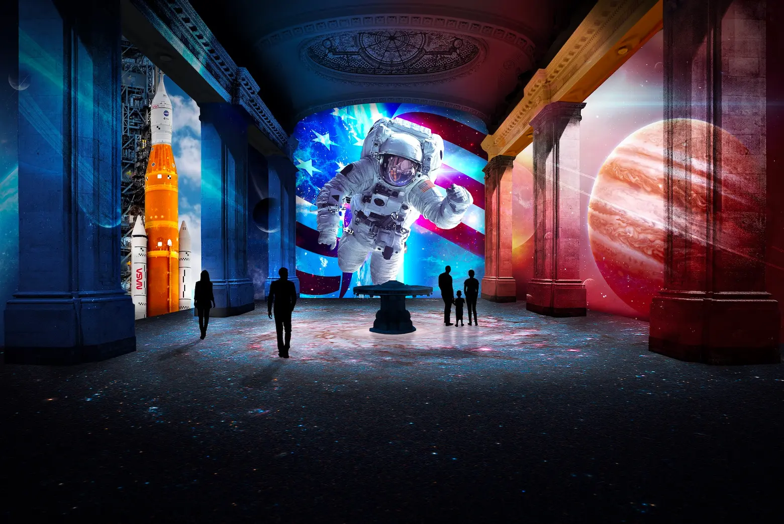 Take a journey through space at Tribeca’s Hall des Lumières