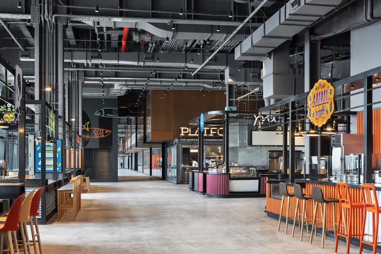 See the waterfront food hall opening at Hudson River Park’s Pier 57