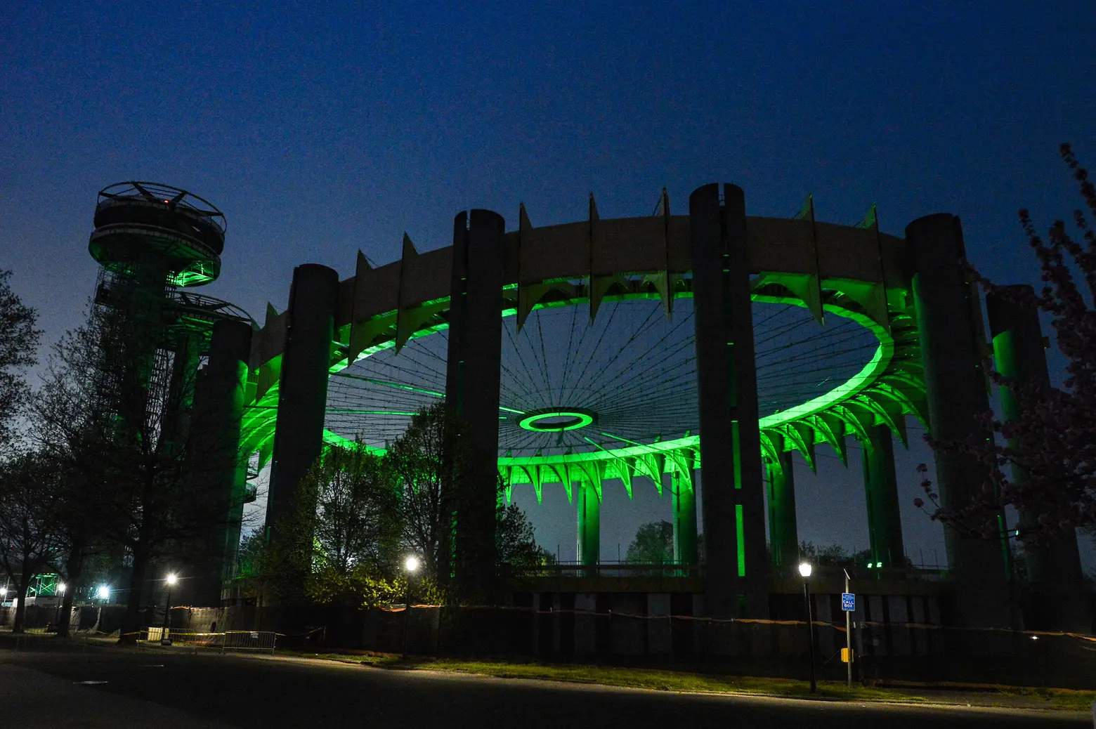 Queens’ iconic New York State Pavilion will be illuminated every night