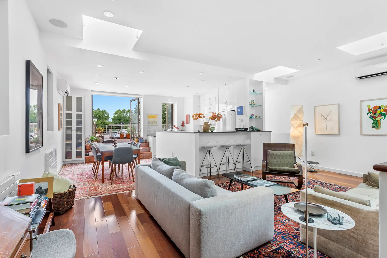This $4.9M unicorn of a Williamsburg townhouse has a guest suite, garage, art studio, and roof deck