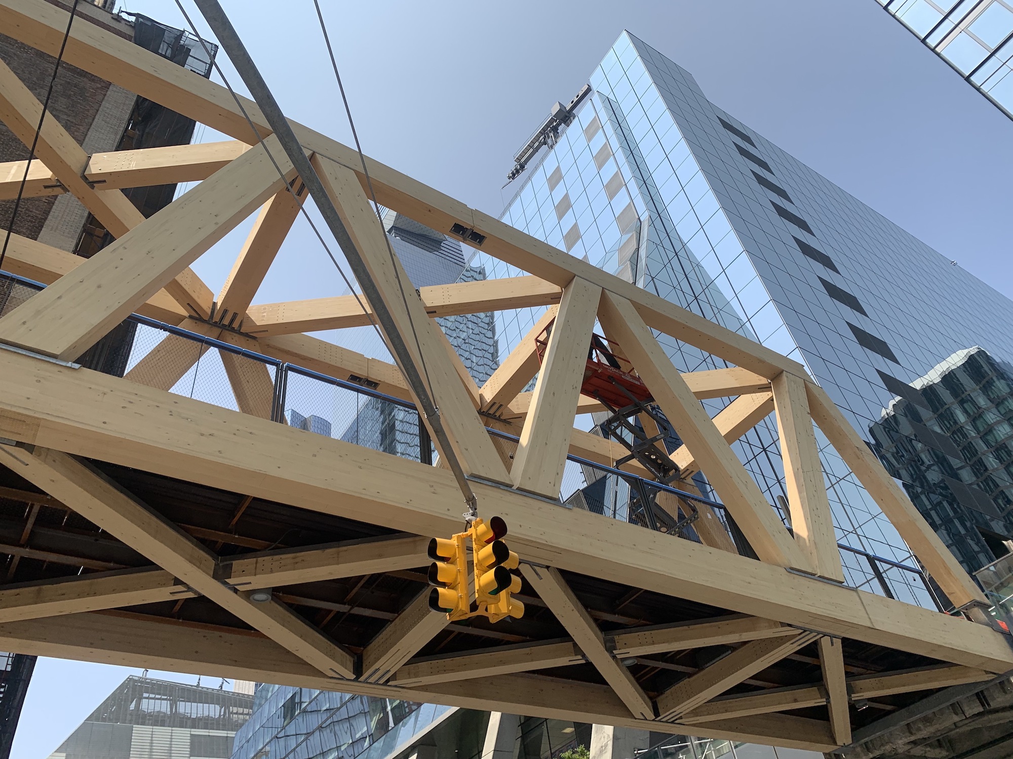 300-foot Timber Bridge Connecting The High Line And Moynihan Train Hall ...