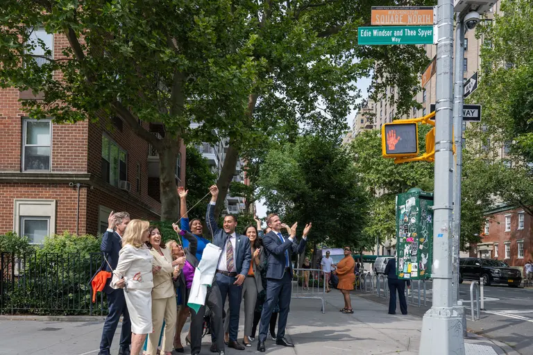 Greenwich Village block named for LGBTQ rights activists Edie Windsor and Thea Spyer