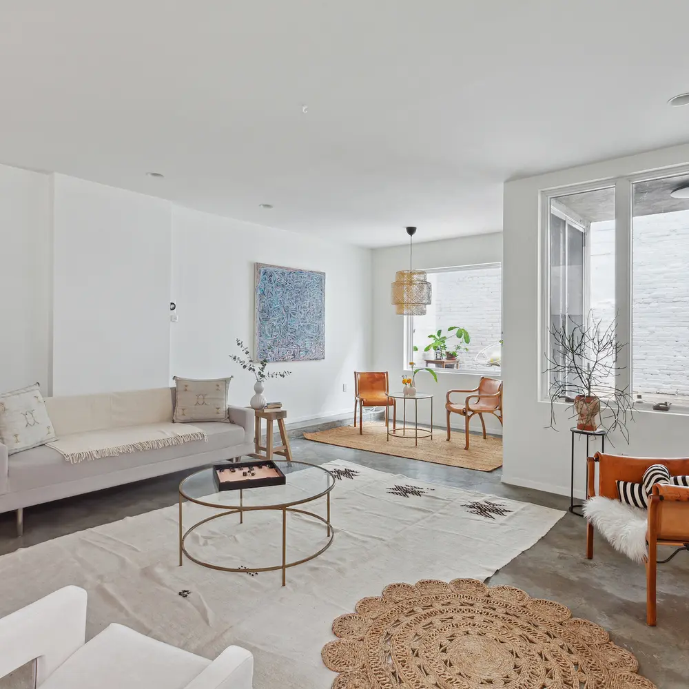 Asking $2.25M, this modern townhouse is a two-floor home in a converted Bed-Stuy garage