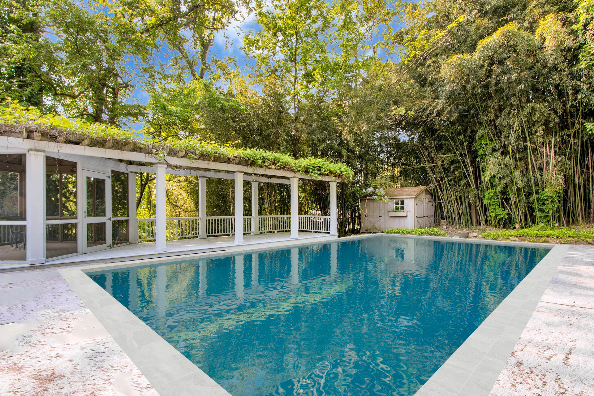 This 5M Home Is A Rare Early 20th Century Hidden Architectural Gem On   99 Corbett Lane Pool 1 