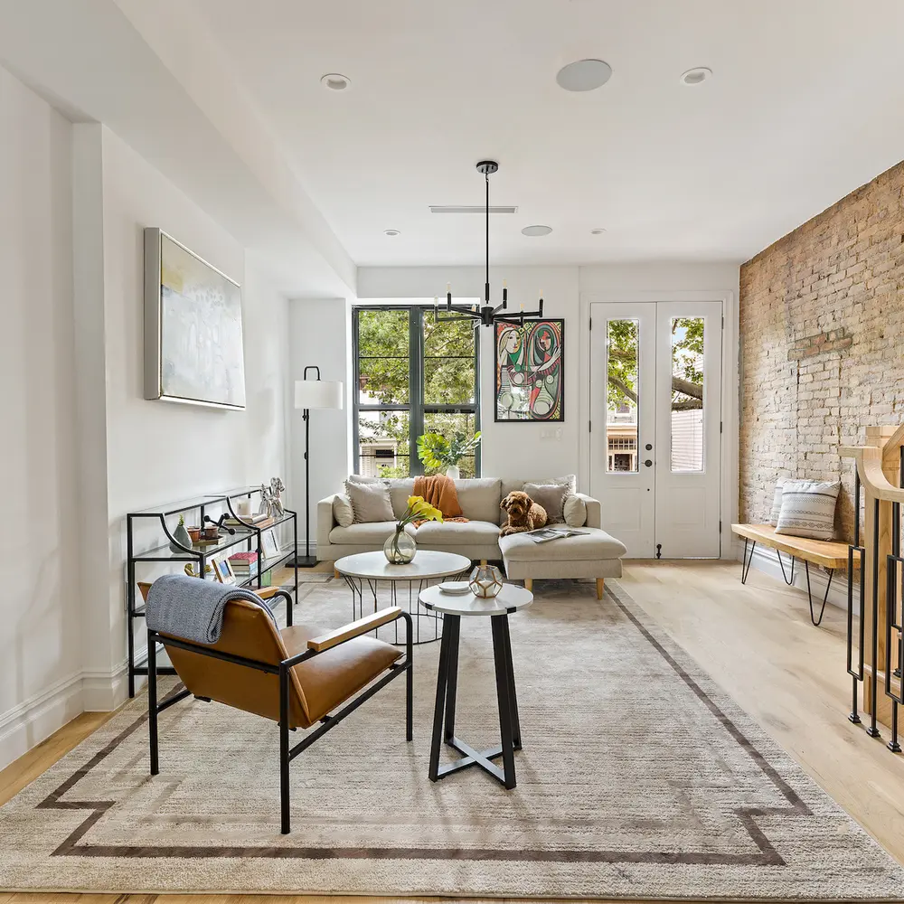 For $1.9M, this compact, renovated brick townhouse is a turn-key home in the heart of Stuyvesant Heights