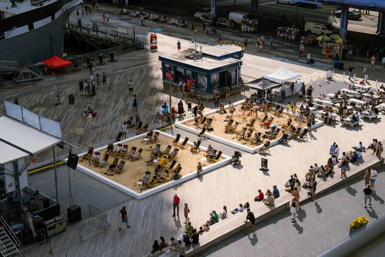 A pop-up ‘beach’ returns to the Seaport this month