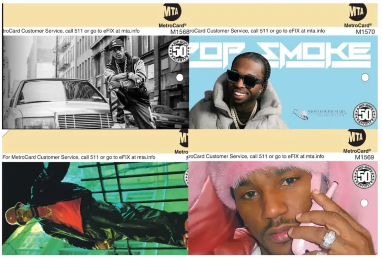 New York hip-hop legends featured on limited-edition MetroCards