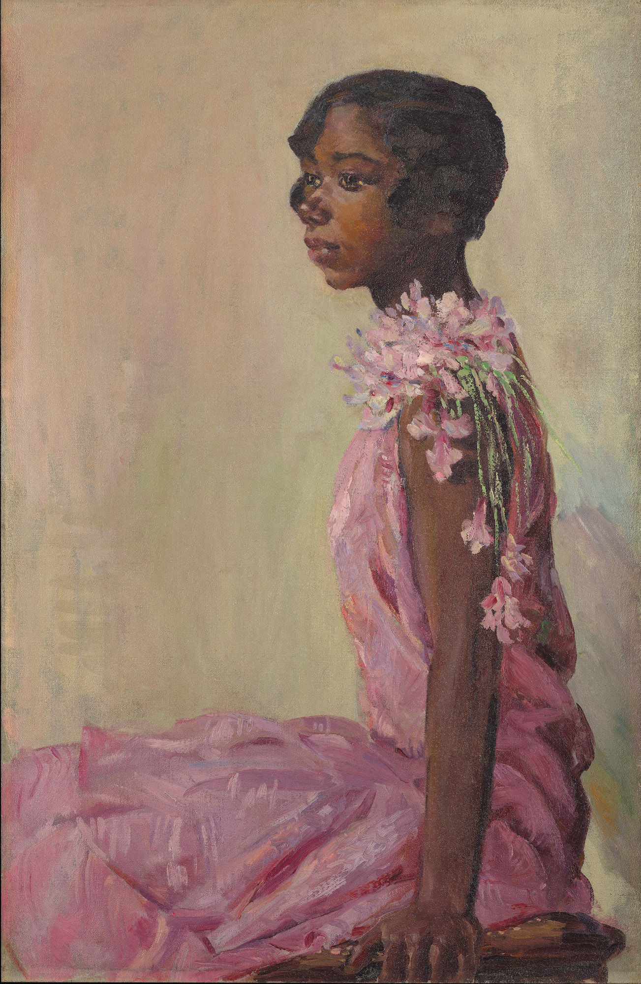 The Met Announces Major Harlem Renaissance Exhibition   Laura Wheeler Waring Girl In A Pink Dress 