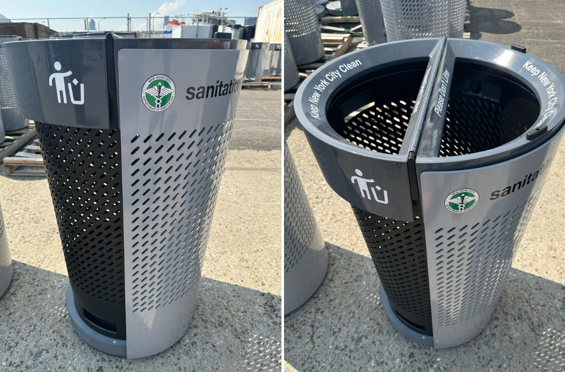 Trash Cans Replaced On Main Street For Better Containment - At No Cost To  City — A Little Beacon Blog