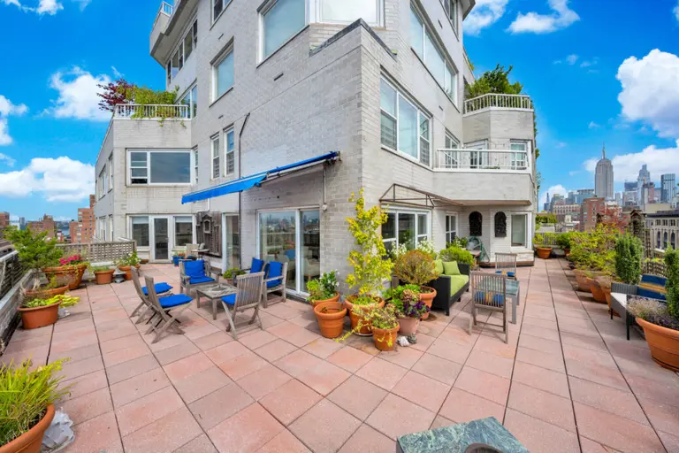 This $3.5M Village co-op has a designer pedigree and the biggest terrace in the building