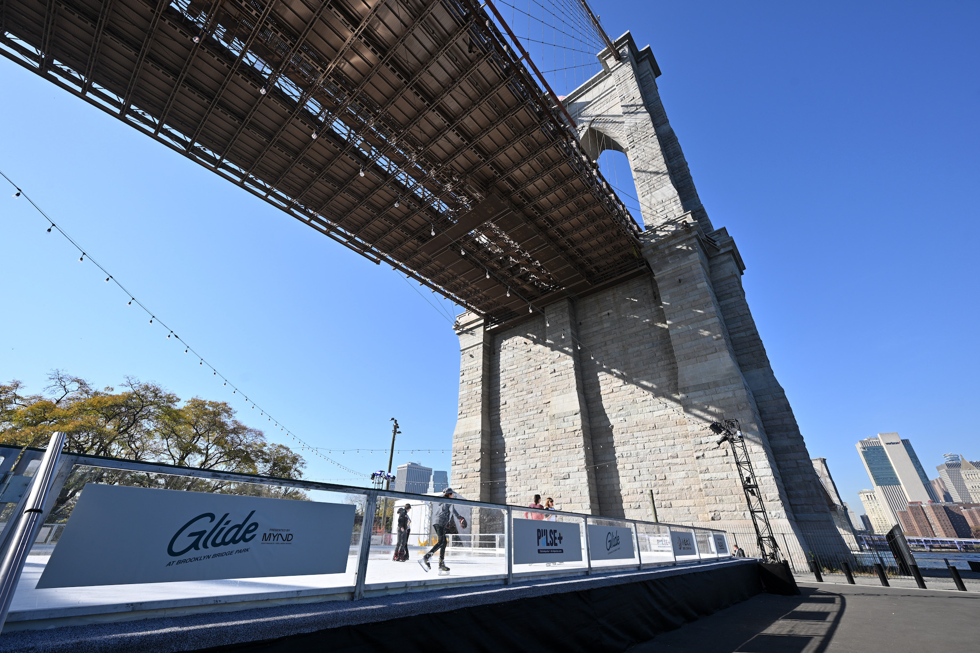 Brooklyn Bridge Park's new ice skating rink is now open