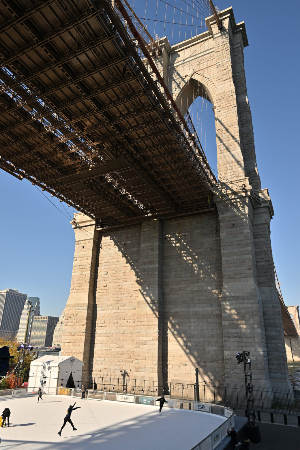 Brooklyn Bridge Park's New Ice Skating Rink Is Now Open