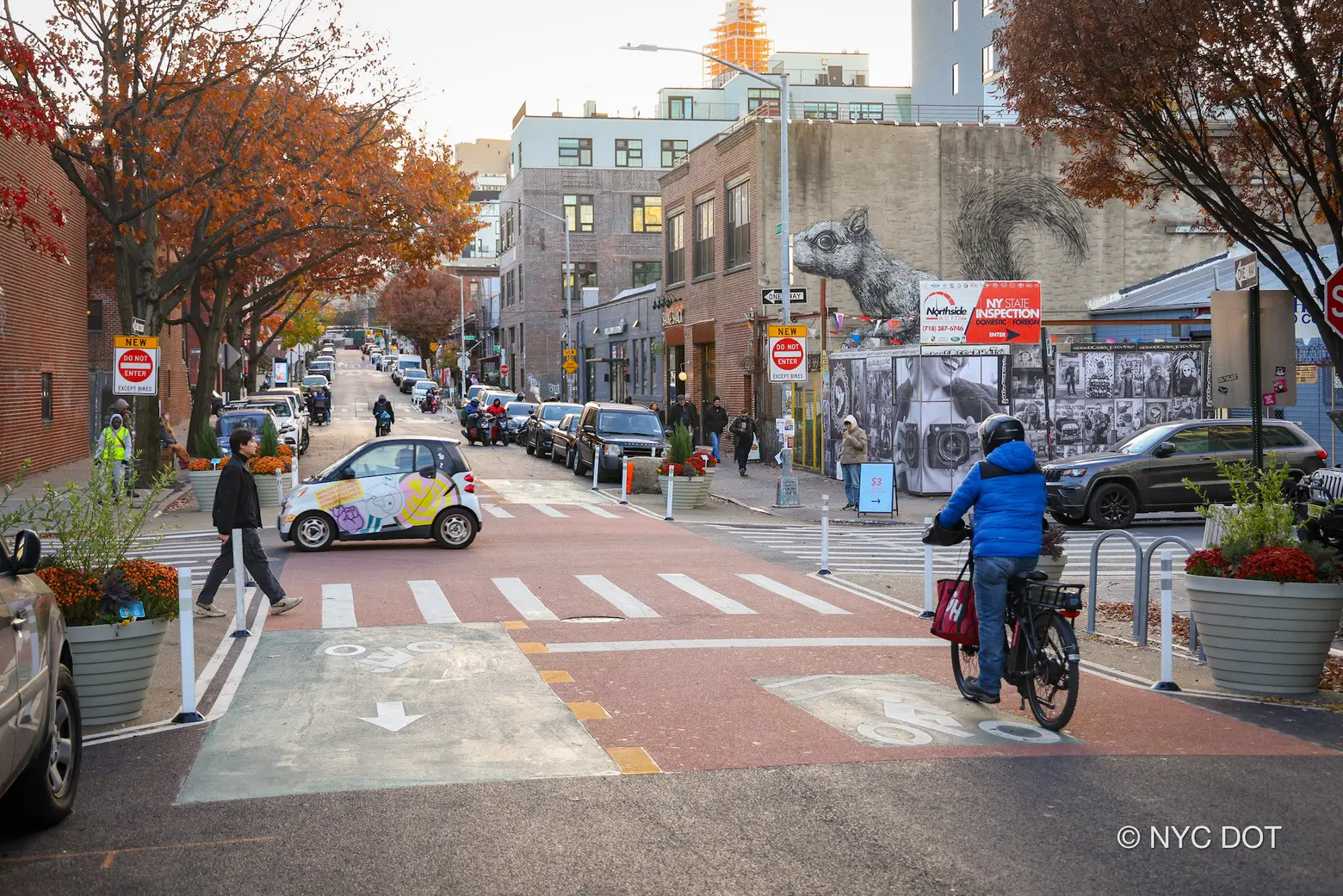 City unveils new bike boulevard on Berry Street in Williamsburg